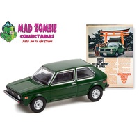 Greenlight 1:64 Vintage Ad Cars Series 6 - 1977 Volkswagen Rabbit (Green)