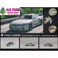 Street Weapon 1:64 Scale - Nissan Silvia S15 Rocket Bunny Silver