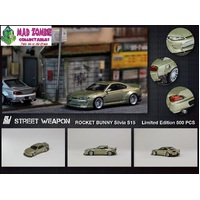 Street Weapon 1:64 Scale - Nissan Silvia S15 Rocket Bunny Jade Green
