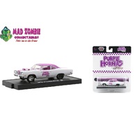 M2 Machines Auto-Drivers 1:64 Scale Release 83 1969 Plymouth Road Runner 440 6-Pack Purple Hornies