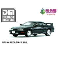 Diecast Masters 1:64 Scale - Nissan Silvia S14 Black