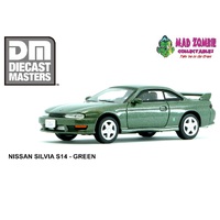 Diecast Masters 1:64 Scale - Nissan Silvia S14 Green
