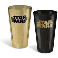 Star Wars Conical Glasses Set of 2 Metallic