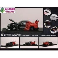 Street Weapon 1:64 Scale - LBWK Nissan Skyline GTR ER34 Advan Livery