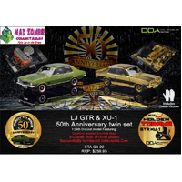 1/24 50th Anniversary Twin Set LJ Torana - Green LJ GTR- Gold LJ GTR XU1