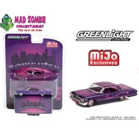 Greenlight 1/64 Lowrider 1963 Chevrolet Impala SS Purple Limited 4,800 Pieces – Mijo Exclusive