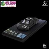Time Micro 1/64 Scale - Porsche 918 Spyder Transparent Black