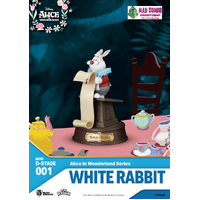 Beast Kingdom Mini D Stage Disney Alice in Wonderland - White Rabbit