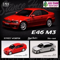 Stance Hunter 1/64 Scale - BMW E46 M3 CSL Red or Silver