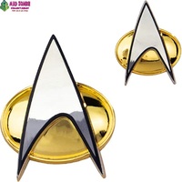 Star Trek the Next Generation Communicator Badge and Pin Set