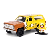 SpongeBob SquarePants - 1980 Chevy K5 Blazer with SpongeBob 1:32 Scale Hollywood Ride