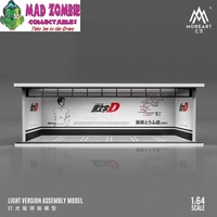 MoreArt - 1:64 Scale Initial D Garage - White 