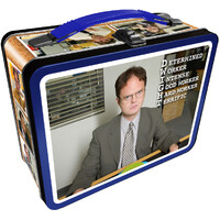 The Office Lunch Box Tin Tote - Dwight & Michael