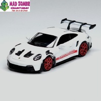 Street Weapon 1/64 Scale - Porsche 992 GT3 RS White - Limited to 599 Pieces World Wide