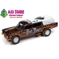 Johnny Lightning 1/64 Street Freaks 2022 Release 2B - Haulin' Hearse (Off Road) (Copper Metallic, White Roof w/Mud)