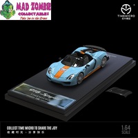 Time Micro 1/64 Scale - Porsche 918 Spyder Gulf