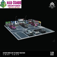 MoreArt - 1:64 Scale Garage Theme with LED Light - LBWK