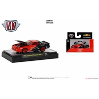 M2 Machines Detroit Muscle 1:64 Scale  Release 67  - 1985 Chevrolet Camaro Iroc-Z `HOLLEY` - Gloss Red - Semi-Gloss Black