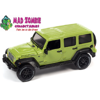 Auto World 1:64 Premium 2023 Release 2B - 2013 Jeep Wrangler Unlimited Moab Edition (Gecko Green)