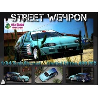 Street Weapon 1/64 Scale - Honda EG6 Civic Kanjozoku Falken Livery - Limited to 499 Pieces World Wide