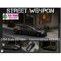 Street Weapon 1/64 Scale - Nissan Stagea R34 Front Full Carbon - Limited to 499 Pieces World Wide