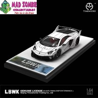 Time Micro 1/64 Scale - LWBK Lamborghini LP700 GTEVO Wide Body White Luminous - Limited to 699 World Wide