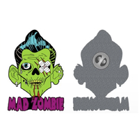 Mad Zombie Enamel Pin