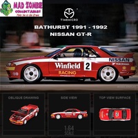 Time Micro 1/64 Scale - Nissan Skyline GT-R R32 Bathurst #2 