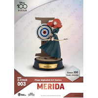 Beast Kingdom Mini D Stage Disney 100 Years of Wonder Pixar Alphabet Art Series Set - Merida