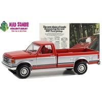 Greenlight 1/64 - Vintage Ad Cars Series 9 - 1987 Ford F-150 Pickup “The New Shape Of Tough”