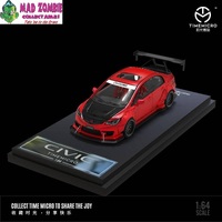 Time Micro 1/64 Scale - Honda Civic FD2 Track Edition Metallic Red