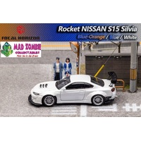Focal Horizon 1/64 - Pandem Rocket Bunny Nissan Silvia S15 White