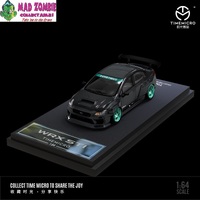 Time Micro 1/64 Scale - Subaru VA WRX STI Widebody Black with Cabron Bonnet