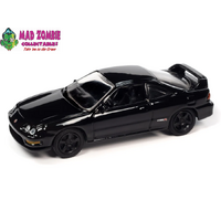 Johnny Lightning 1/64  - Classic Gold 2023 Release 1 Version B - 2000 Acura Integra Type R (Nighthawk Black Pearl)