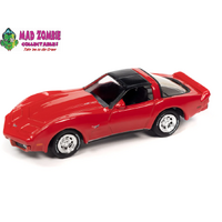 Johnny Lightning 1/64  - Classic Gold 2023 Release 1 Version A - 1979 Chevrolet Corvette (Red)