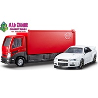 Tomica Transporter Nissan GTR-R34 Transporter Set