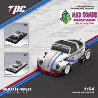 TPC 1/64 Scale - RWB Beetle Targa Martini White 12# Livery Car Only (Limited to 499 World Wide)