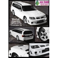 Mortal 1/64 Scale - Stagea WC34 Wagon, Concept Nismo 260RS Modified White (Limited to 799 Pieces World Wide)