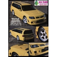 Mortal 1/64 Scale - Stagea WC34 Wagon, Concept Nismo 260RS Modified Yellow (Limited to 799 Pieces World Wide)