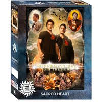 Supernatural 1000 Piece Jigsaw Puzzle - Sacred Heart Sam and Dean Winchester