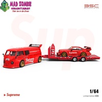 Briscale Micro 1/64 Scale - Trailer Set - 964 + VW T1 + Trailer Supreme (Limited to 499 Pieces World Wide)