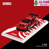 Cool Car 1/64 - Porsche 992 GT3 RS Coca Cola (Limited to 500 Pieces World Wide)