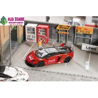 LBWK 1/64 Scale - LBWK LP700-4 LB3.0 Silhouette Works Aventador GT EVO Coca Cola