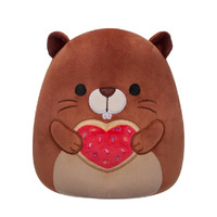 Squishmallows Valentines 2024 Chip the Beaver 7.5" Plush