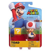 Nintendo Super Mario 4" Action Figure Wave 32 - Toad with ? Block