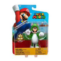 Nintendo Super Mario 4" Action Figure Wave 34 - Cat Luigi with Super Bell