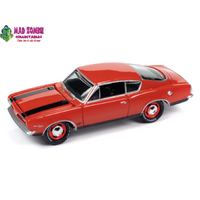Johnny Lightning 1/64  - Classic Gold 2023 Release 2 Set A - 1969 Plymouth Barracuda (Barracuda Orange)