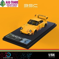 Briscale Micro 1/64 Scale - RWB 964 Yellow 70th Annivesary Edition (Limited to 499 Pieces World Wide)