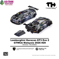 Trend Hobby - Lamborghini Licensed Product - Huracan GT3 EVO2 DTM GTWCA Malaysia 2026 Black-Blue #29  - (PRE-ORDER)