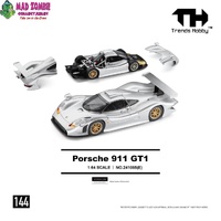 Trend Hobby - 911 GT1 1988 Openable Front & Rear Hood Silver Colour - (PRE-ORDER)
